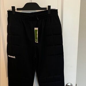 Reusch Men's Padded Goalkeeper Pants — Black